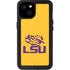 LSU Tiger Eye Logo Yellow iPhone 15 Plus Waterproof Case